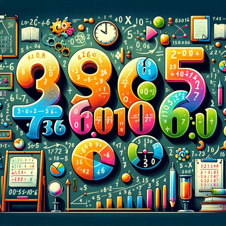 DALL·E 2024-01-03 10.56.13 - An informative and engaging illustration representing the concept of scientific notation. The central focus of the image is a large, colorful, and cle